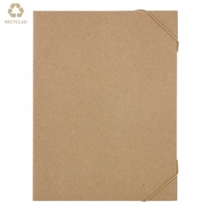 Dossier à rabats en carton recyclé