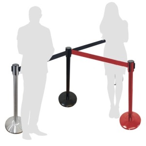 Barrière ruban rétractable