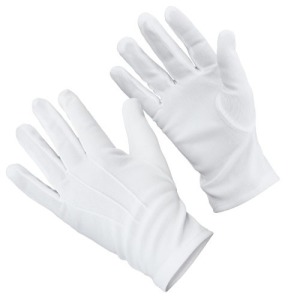Gants blancs