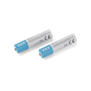 Set of AAA 450 mAh rechargeable batteries