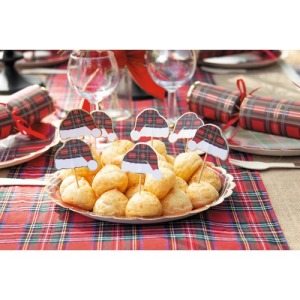 TARTAN CAP COCKTAIL PICKS X 10PCS