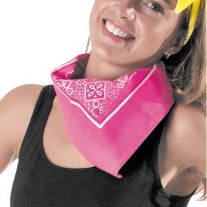 NEON GREEN BANDANA 