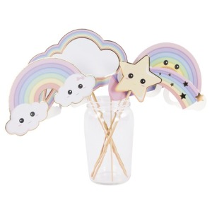 PHOTOBOOTH BABY UNICORN 8PCS
