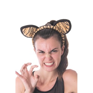 VELVET TIGER HEADBAND