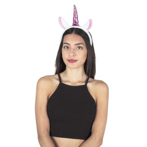 PINK UNICORN HEADBAND