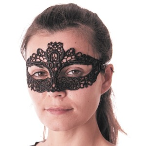 WOLF BLACK LACE FABRIC