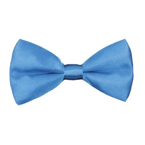 WHITE BOW TIE 12X7 CM