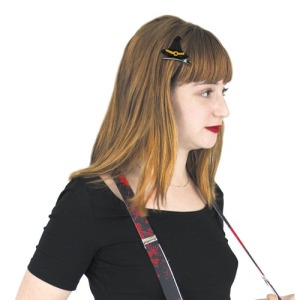 FELT WITCHES' HAT HAIR CLIP