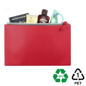 281 x 180 x 6 mm zip pocket in rPET