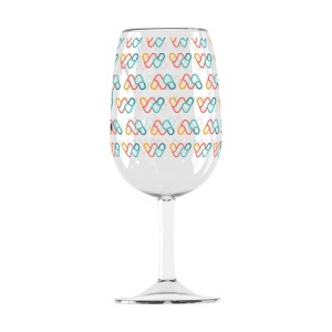 Syrah reusable plastic glass