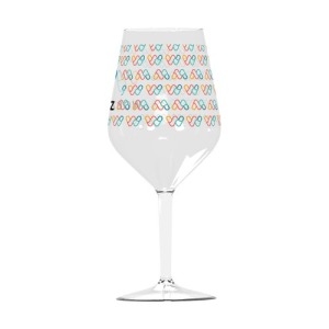 Cabernet reusable plastic glass