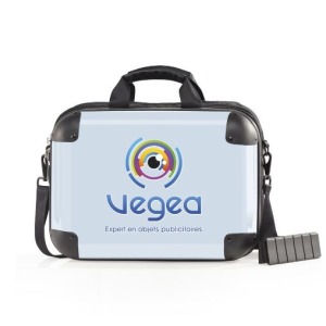 Hard-shell business messenger bag