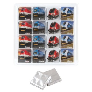 Barry Callebaut transparent chocolate case