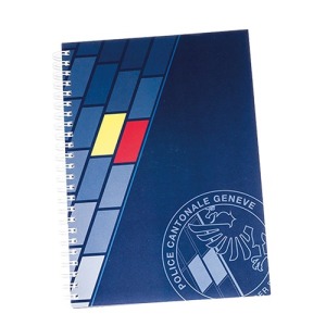 Wire-O A5 soft cover notebook, 50 sheets