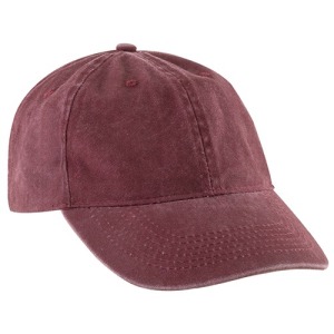 Washed effect cap