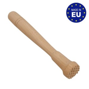Wooden cocktail masher