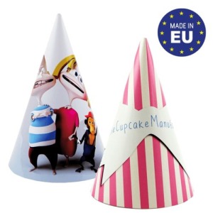 Pointed cardboard hat