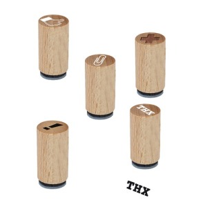 Mini Woodies - additional 1-c pad printing on side