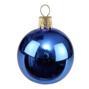 Blown glass Christmas bauble
