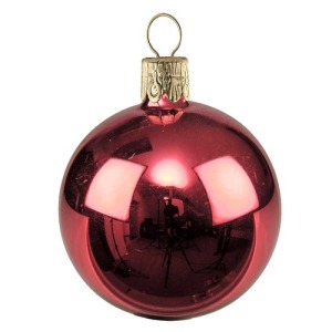 Blown glass Christmas bauble