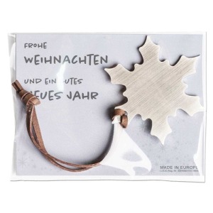 Standard pattern stainless steel nutcracker in nut-free bag - ice crystal in cello bag - the standard