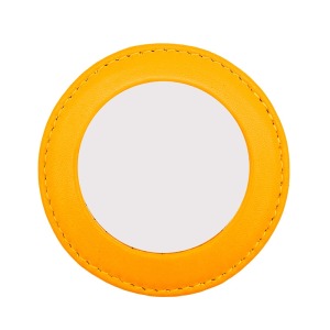 Flantier leather pocket mirror