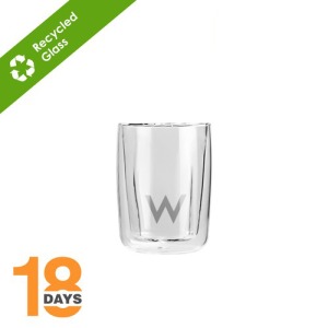 Double-walled drinking glass, 80 ml - STOCK