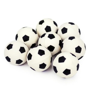 8 BOUNCING BALLS 2.5 CM FOOTBALL