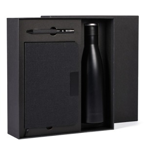 WRITING SET WITH 500 ML DOUBLE-WALLED THERMAL BOTTLE