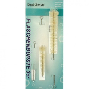 Goupillon ensemble de trois 21, 18 et 11,5 cm