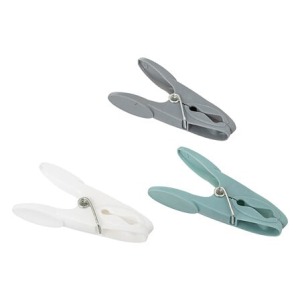 Pince linge x32 ronde, multicolore