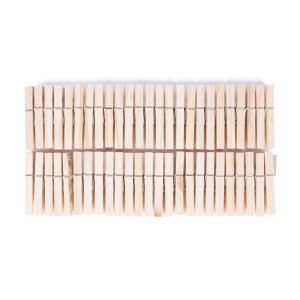 Pinces à linge en bois 50 pièces