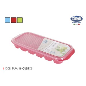 Bac à glaçons 1 18 cubes avec couvercle privilège