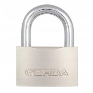 Cadenas renforcé 50 mm laiton gerda 3 clés