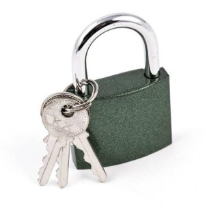 Cadenas breveté pour un système de clé de 50 mm