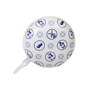 Sonnette de vélo Ding Dong 80mm bleu hollande