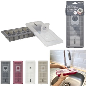 Bac à glaçons c couvercle de remplissage x16, 4-fois