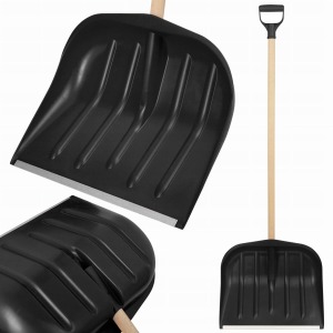 Pelle à neige avec grattoir style bois