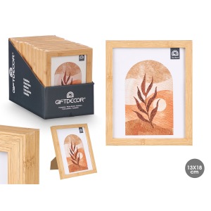 cadre photo effet bambou 13x18