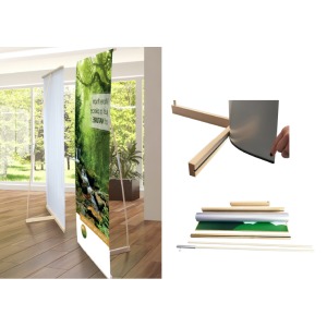 Woody Banner Stand