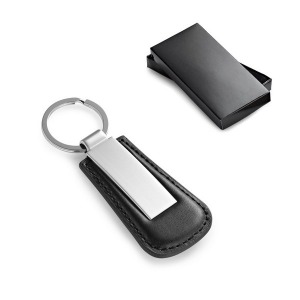 Imitation leather key ring