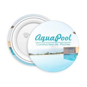 Button badge - made in france - 63 mm