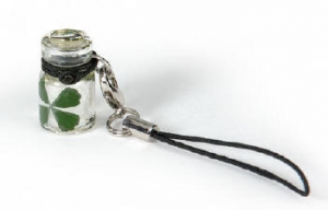 4-leaf clover mobile phone jewel
