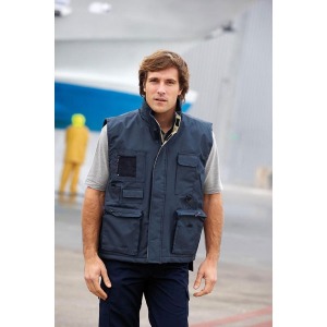 Multi-pocket evasion pen duick bodywarmer