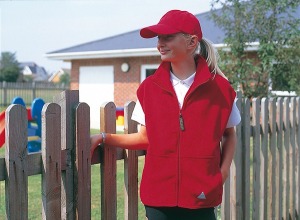 Childrens fleece bodywarmer Result 