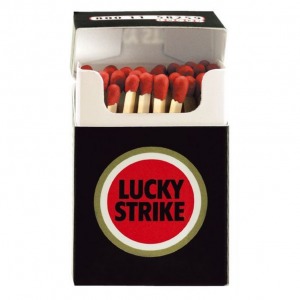 Box of 58 fliptop matches