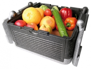 Foldable insulating box