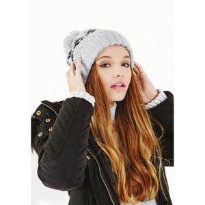 Snowstar jacquard beanie
