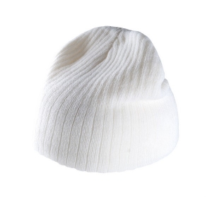 Ribbed knit cap