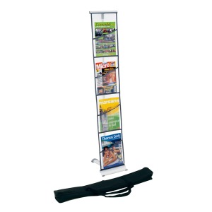 Brochure Folding Displays 4 Cases + Bag N.M.